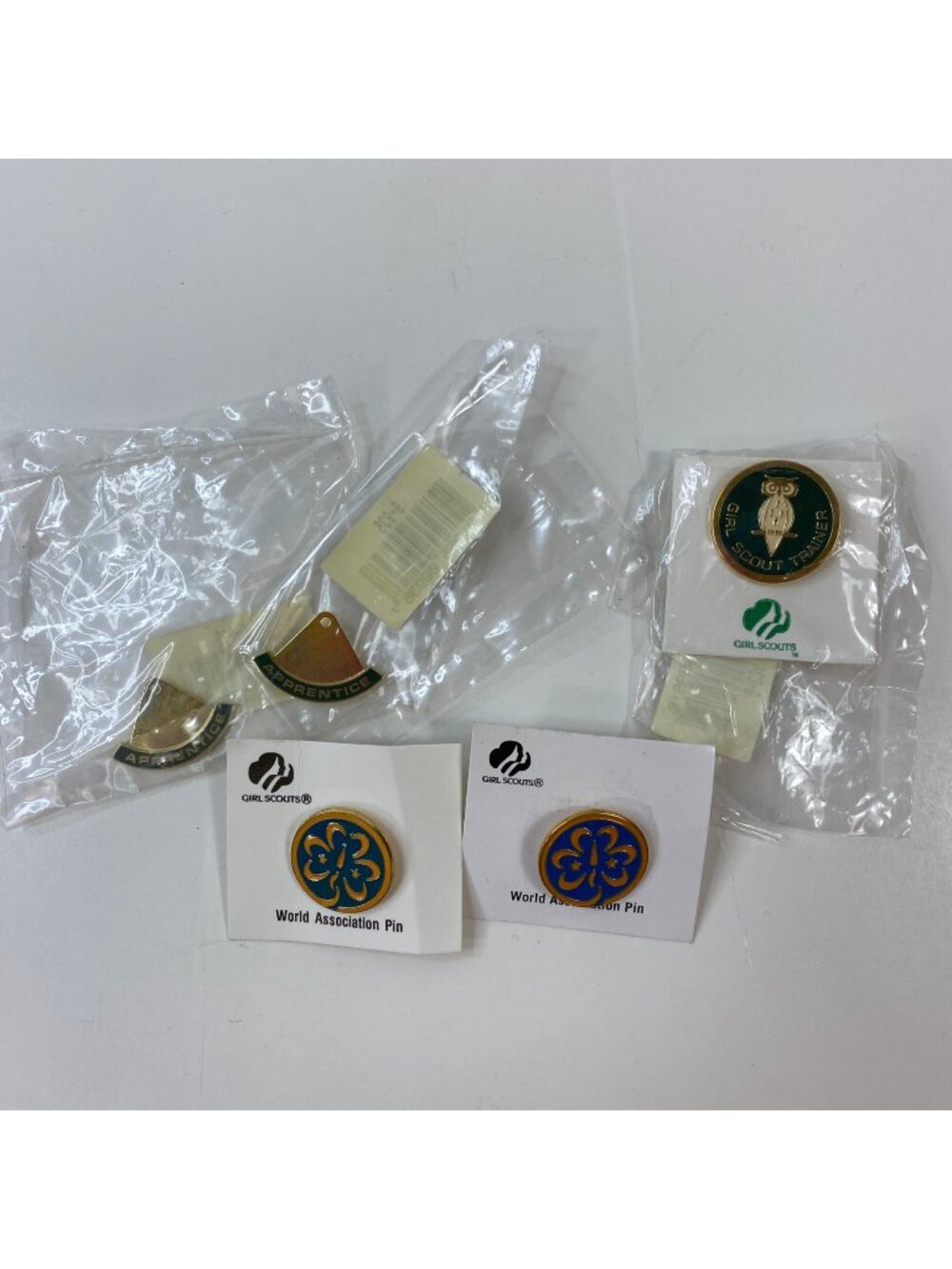 Girl Scouts World Association Pins & Badges Set
